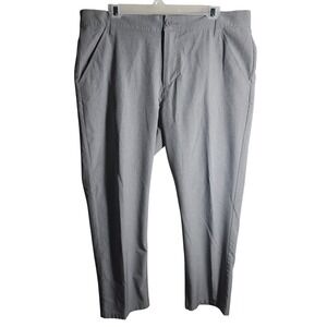 Travis Mathew Mens Golf Pants Size 36x26 Gray Performance Stretch Flat Front